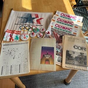 1984 Los Angeles Olympics Memorabilia Set